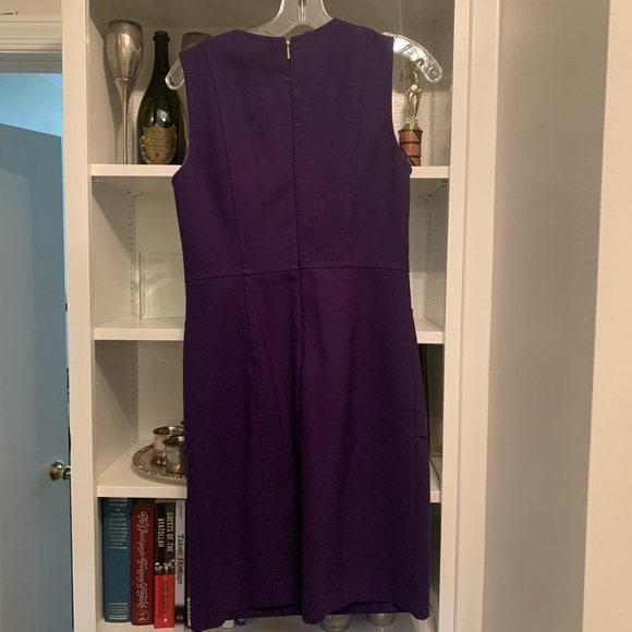 Tory Burch zip up dress with gold buttons size 2 - Picture 3 of 4